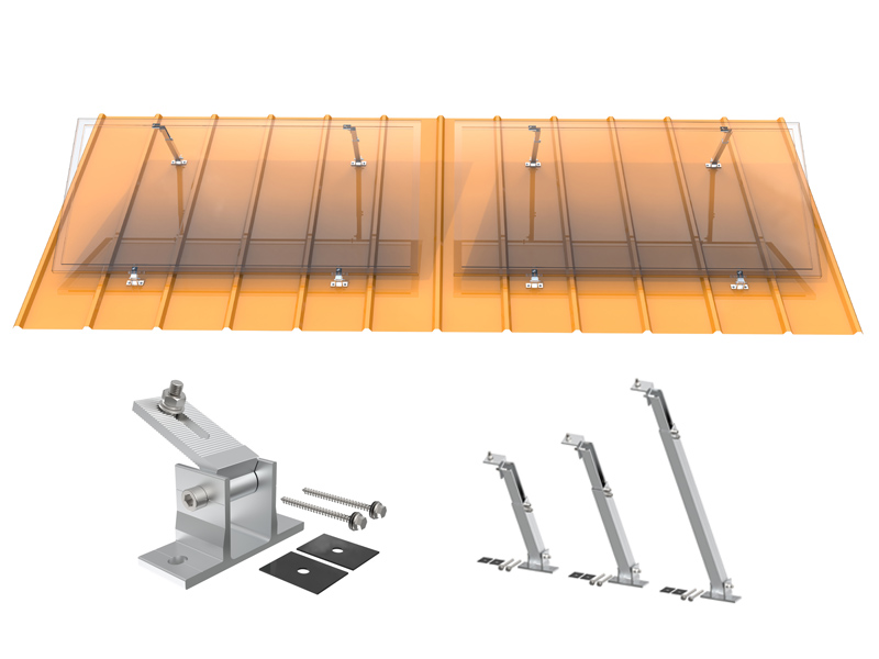 Effortless Installation Easy Adjustable Tilt Aluminum Solar Panel Bracket Wholesale Support Mounting System