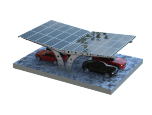 Augmentez la valeur du stationnement commercial avec un abri de voiture solaire en acier au carbone de type Y